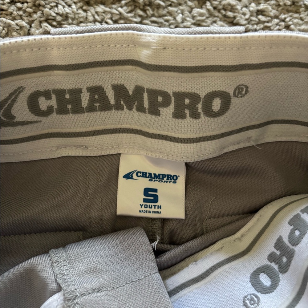 Champro Youth Gray t ball pants